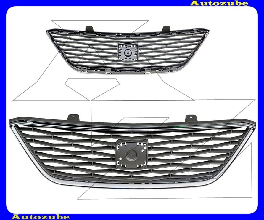 Hűtődíszrács fekete, krómkerettel Hűtődíszrács fekete, krómkerettel