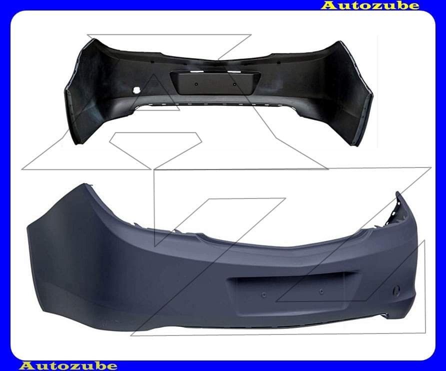 Hátsó lökhárító Hátsó lökhárító