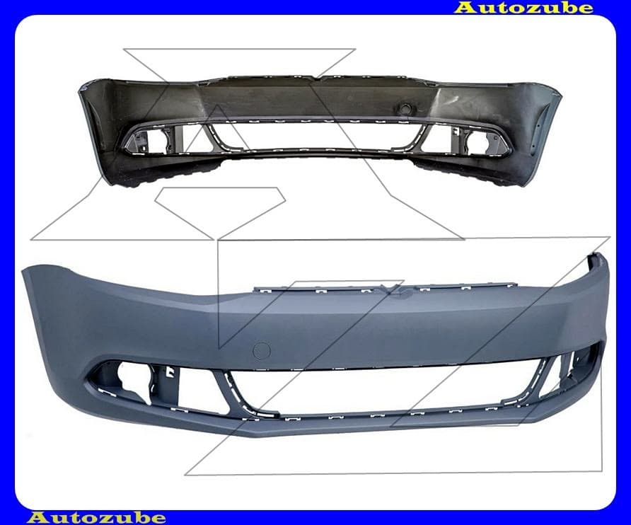 Első lökhárító alapozott Első lökhárító alapozott