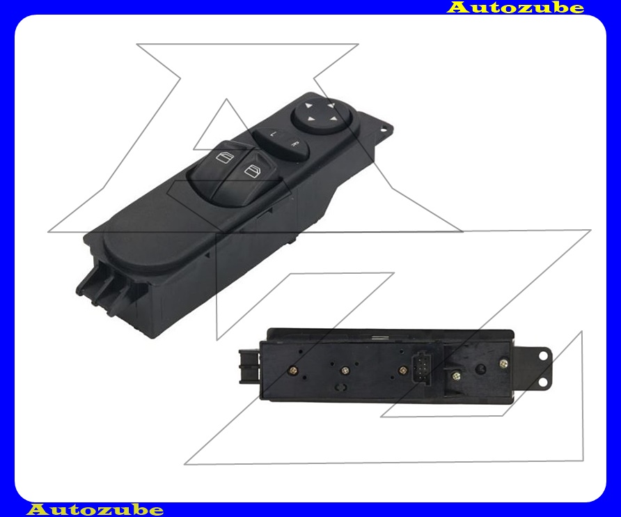 Ablakemelő kapcsoló panel bal első + tükörállító Ablakemelő kapcsoló panel bal első + tükörállító