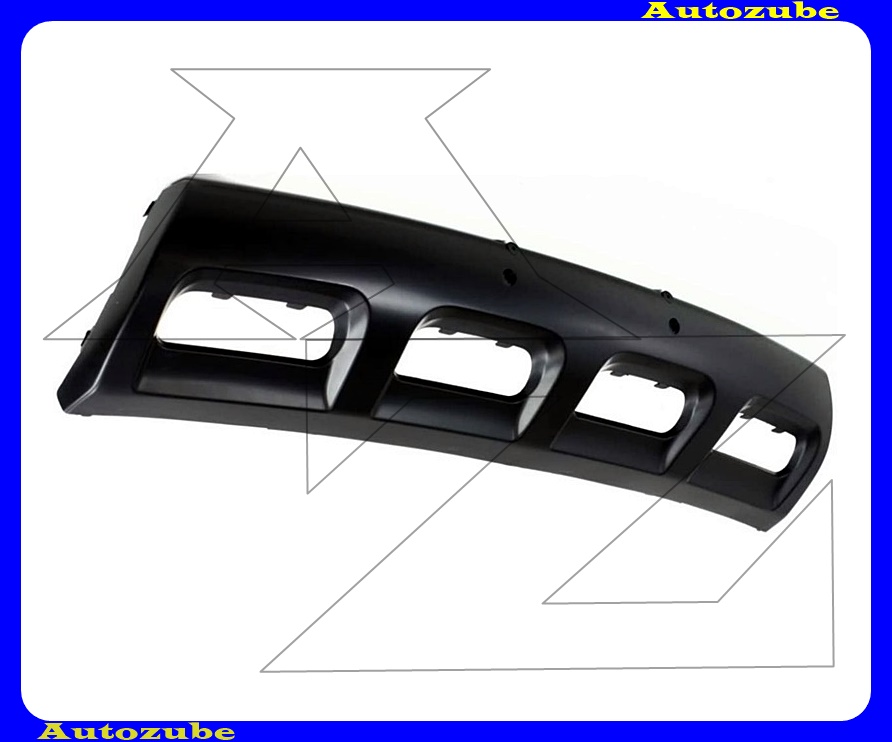 Első lökhárító alatti spoiler, fekete (koptató) Első lökhárító alatti spoiler, fekete (koptató)