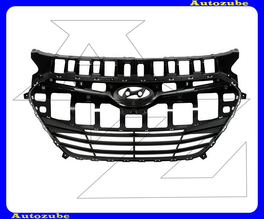 Első lökhárító rács középső, sötétszürke (Cseh gyártáshoz) Első lökhárító rács középső, sötétszürke (Cseh gyártáshoz)
