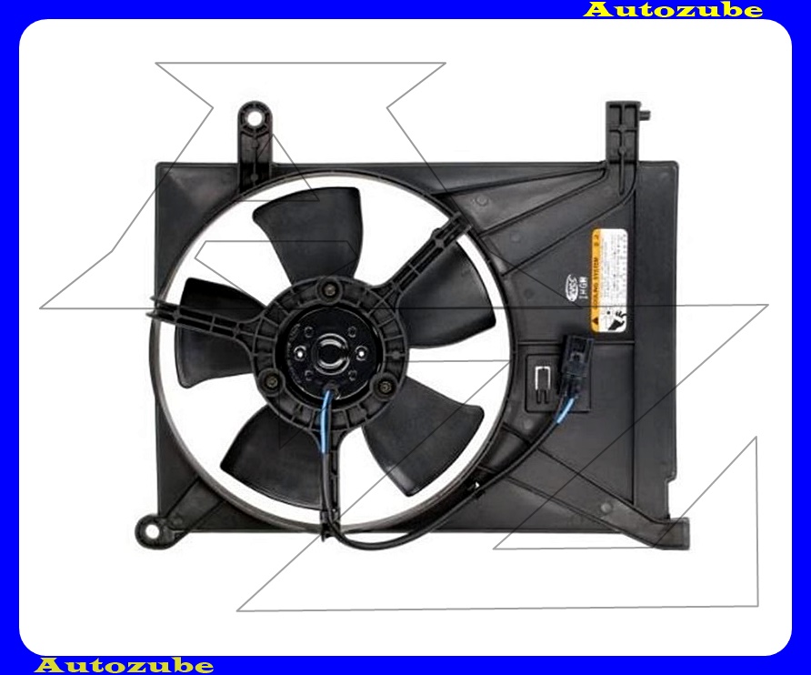 Hűtőventillátor 260mm/60W klímás Hűtőventillátor 260mm/60W klímás