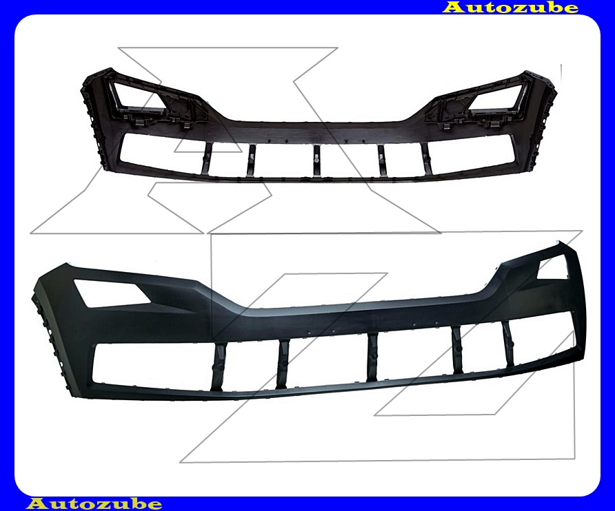 Első lökhárító alapozott Első lökhárító alapozott