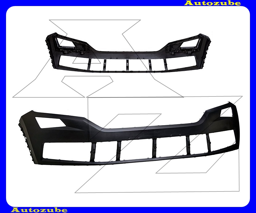 Első lökhárító fényezhető Első lökhárító fényezhető