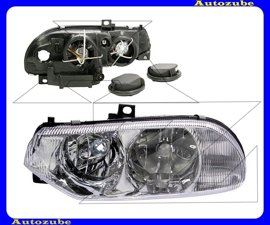 Fényszóró bal (H7/H1) (motor nélkül) {DEPO} /RENDELÉSRE/ Fényszóró bal (H7/H1) (motor nélkül) {DEPO} /RENDELÉSRE/