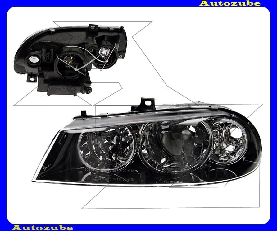 Fényszóró bal (H7/H1) (motor nélkül) {DEPO} Fényszóró bal (H7/H1) (motor nélkül) {DEPO}