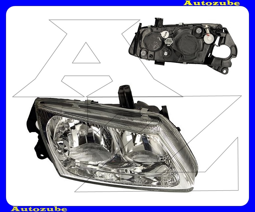 Fényszóró jobb (H7/H1) (motor nélkül) {DEPO} /RENDELÉSRE/ Fényszóró jobb (H7/H1) (motor nélkül) {DEPO} /RENDELÉSRE/