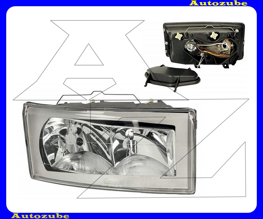 Fényszóró jobb (H7/H1) (motor nélkül) {DEPO} Fényszóró jobb (H7/H1) (motor nélkül) {DEPO}