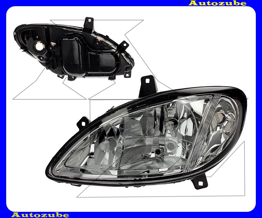 Fényszóró bal ködlámpás (3xH7) kézi/elektromos állítású is. {DEPO} /RENDELÉSRE/ Fényszóró bal ködlámpás (3xH7) kézi/elektromos állítású is. {DEPO} /RENDELÉSRE/