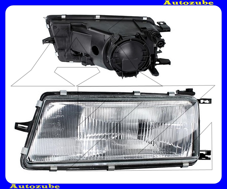 Fényszóró bal (H4) kézi/elektromos állítású is. {DEPO} Fényszóró bal (H4) kézi/elektromos állítású is. {DEPO}