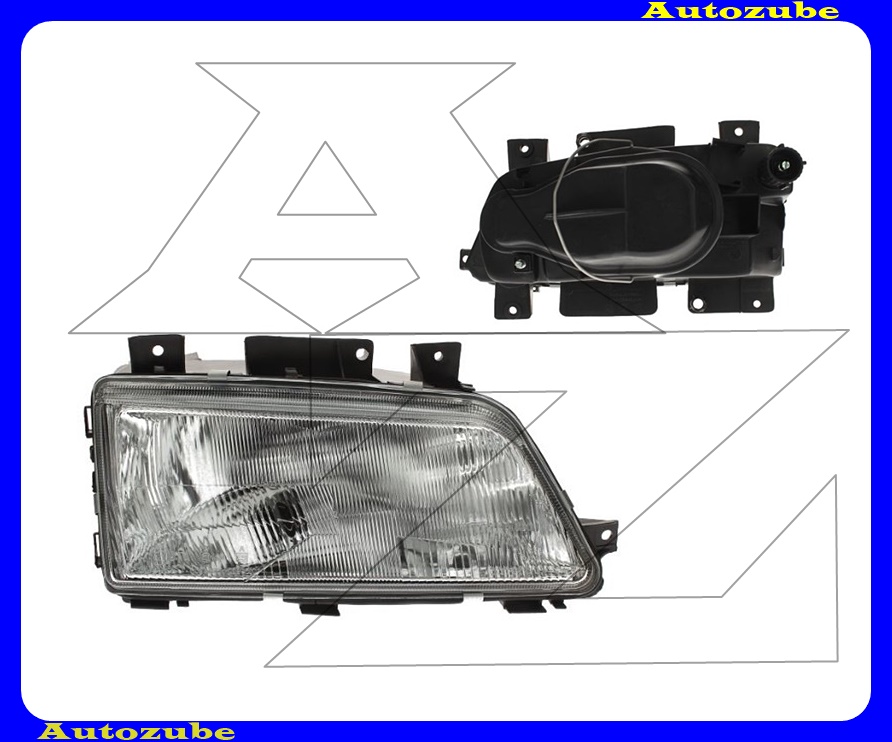 Fényszóró jobb (H4) manuális {DEPO} Fényszóró jobb (H4) manuális {DEPO}