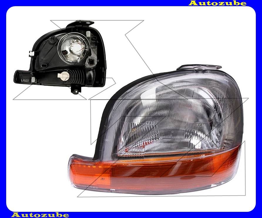 Fényszóró bal (H4) (motor nélkül) {DEPO} Fényszóró bal (H4) (motor nélkül) {DEPO}