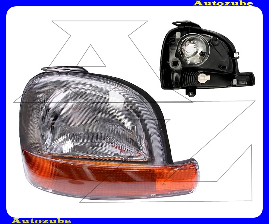 Fényszóró jobb (H4) (motor nélkül) {DEPO} Fényszóró jobb (H4) (motor nélkül) {DEPO}