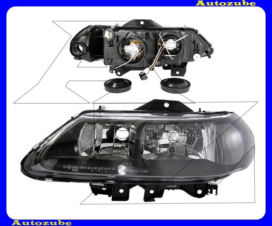 Fényszóró bal (H7/H7) (motor nélkül) {DEPO} Fényszóró bal (H7/H7) (motor nélkül) {DEPO}