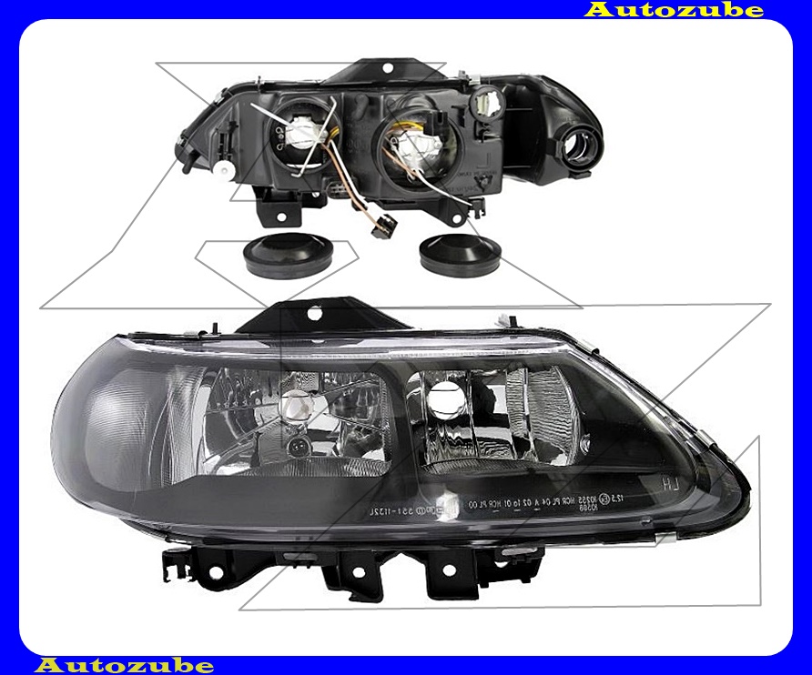 Fényszóró jobb (H7/H7) (motor nélkül) {DEPO} Fényszóró jobb (H7/H7) (motor nélkül) {DEPO}