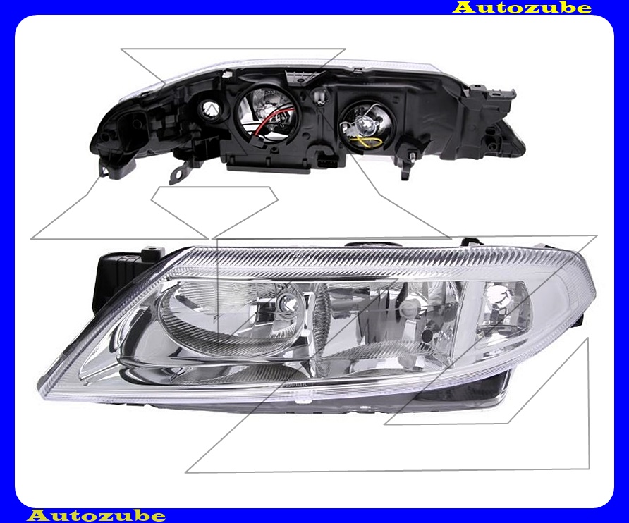 Fényszóró bal (H7/H1) (motor nélkül) {DEPO} /RENDELÉSRE/ Fényszóró bal (H7/H1) (motor nélkül) {DEPO} /RENDELÉSRE/