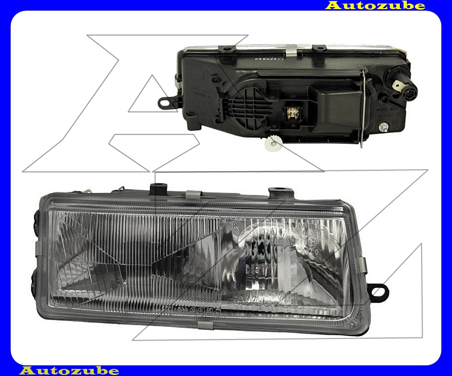 Fényszóró jobb (2xH1) kézi/elektromos állítású is. {DEPO} Fényszóró jobb (2xH1) kézi/elektromos állítású is. {DEPO}