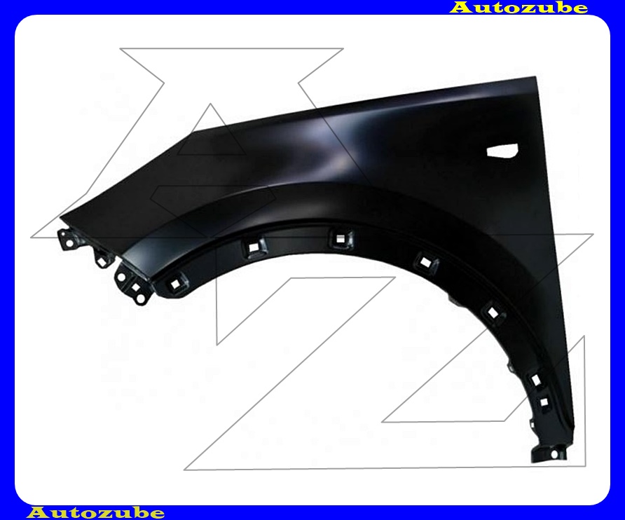 Első sárvédő bal, díszléces, oldalvillogós Első sárvédő bal, díszléces, oldalvillogós