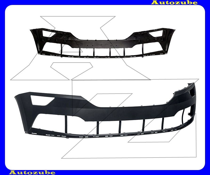 Első lökhárító fényezhető Első lökhárító fényezhető