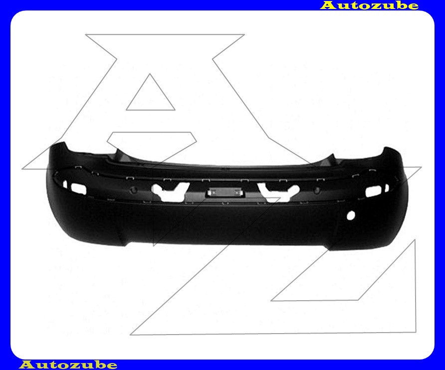 Hátsó lökhárító alapozott Hátsó lökhárító alapozott