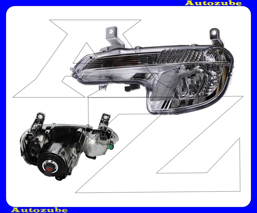 Nappali fény + ködlámpa + index bal (H8/P13W)   {MAGNETI MARELLI}