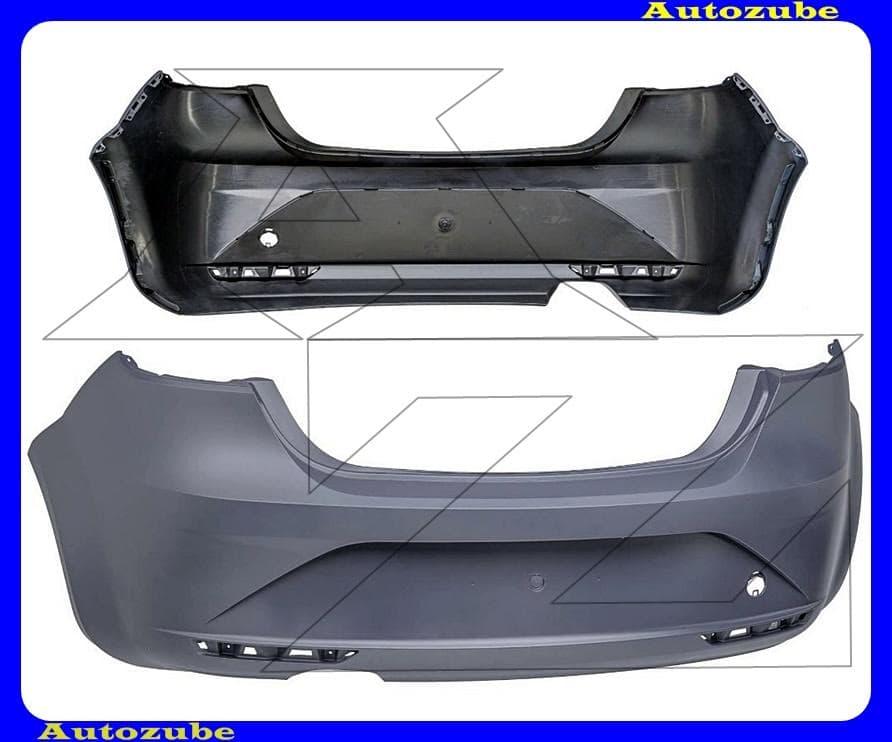 Hátsó lökhárító alapozott Hátsó lökhárító alapozott