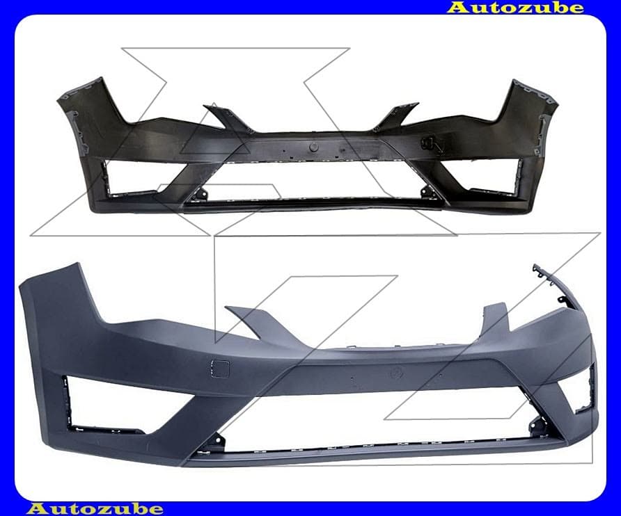 Első lökhárító alapozott Első lökhárító alapozott