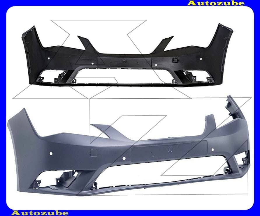 Első lökhárító alapozott, szenzoros /RENDELÉSRE/ Első lökhárító alapozott, szenzoros /RENDELÉSRE/