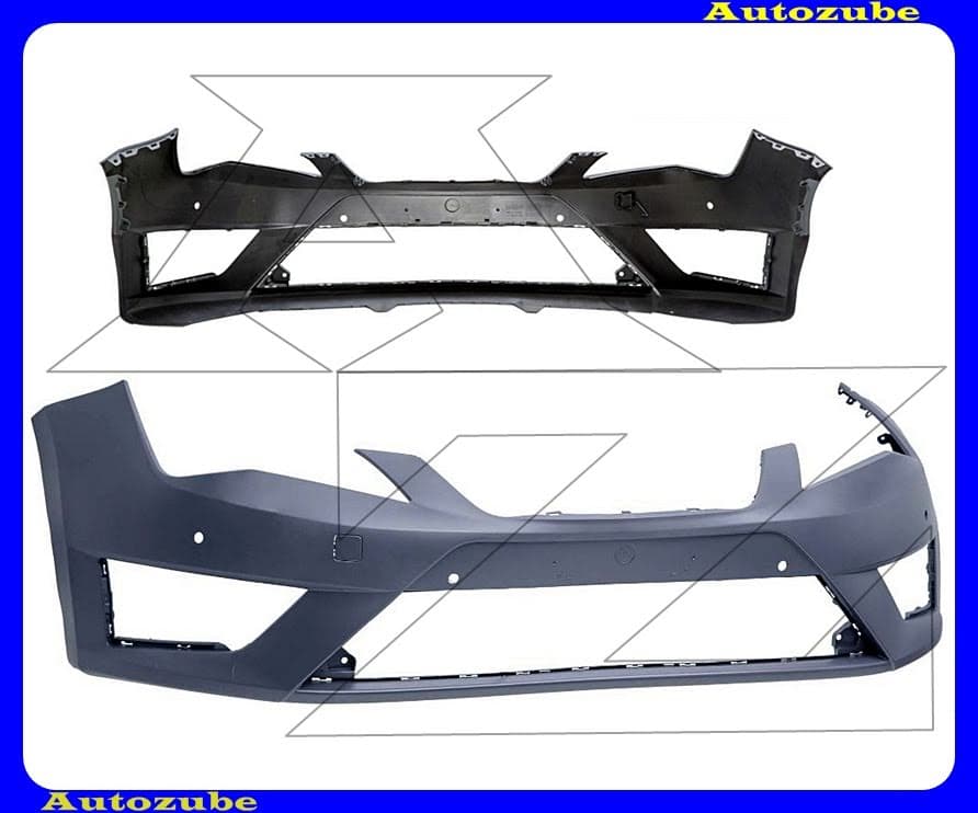 Első lökhárító alapozott Első lökhárító alapozott