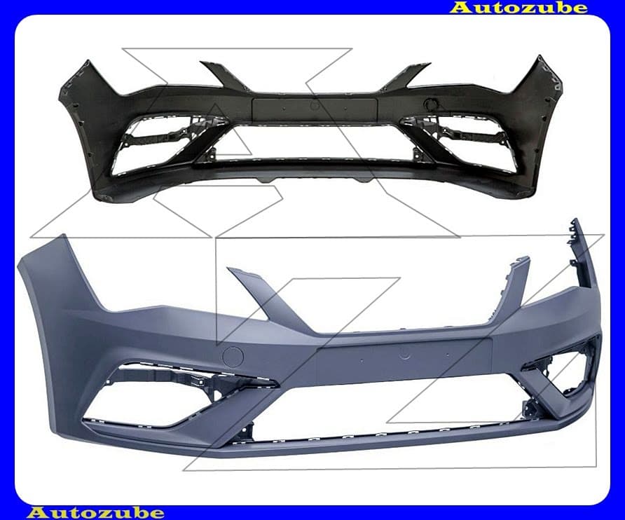 Első lökhárító alapozott Első lökhárító alapozott