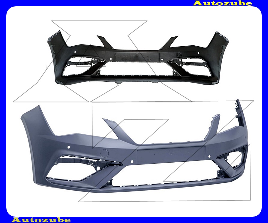 Első lökhárító alapozott Első lökhárító alapozott