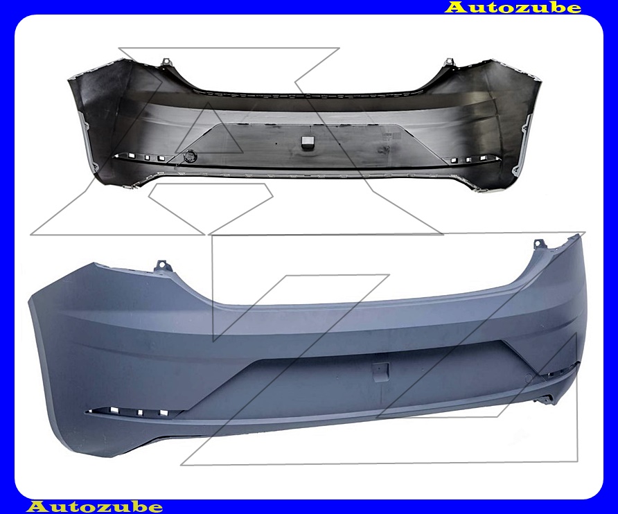 Hátsó lökhárító alapozott Hátsó lökhárító alapozott