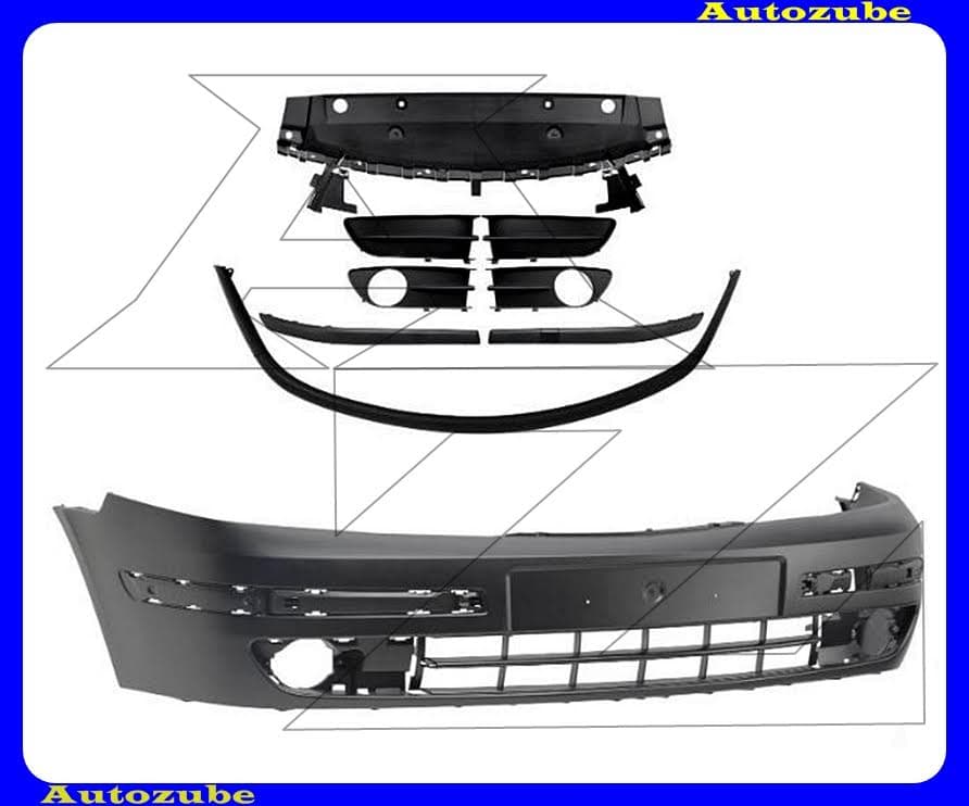 Első lökhárító alapozott (6 db kiegészitővel) Első lökhárító alapozott (6 db kiegészitővel)