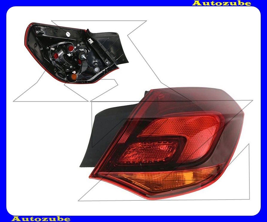 Hátsó lámpa jobb külső Hátsó lámpa jobb külső