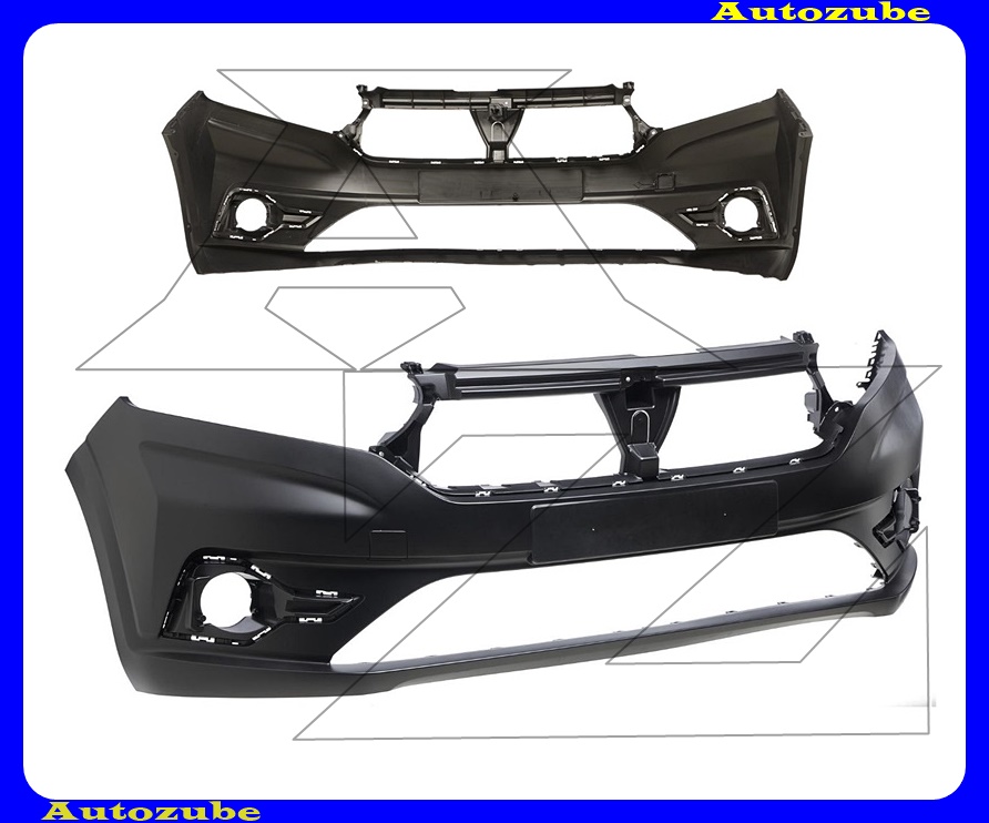 Első lökhárító fekete (fényezhető) Első lökhárító fekete (fényezhető)