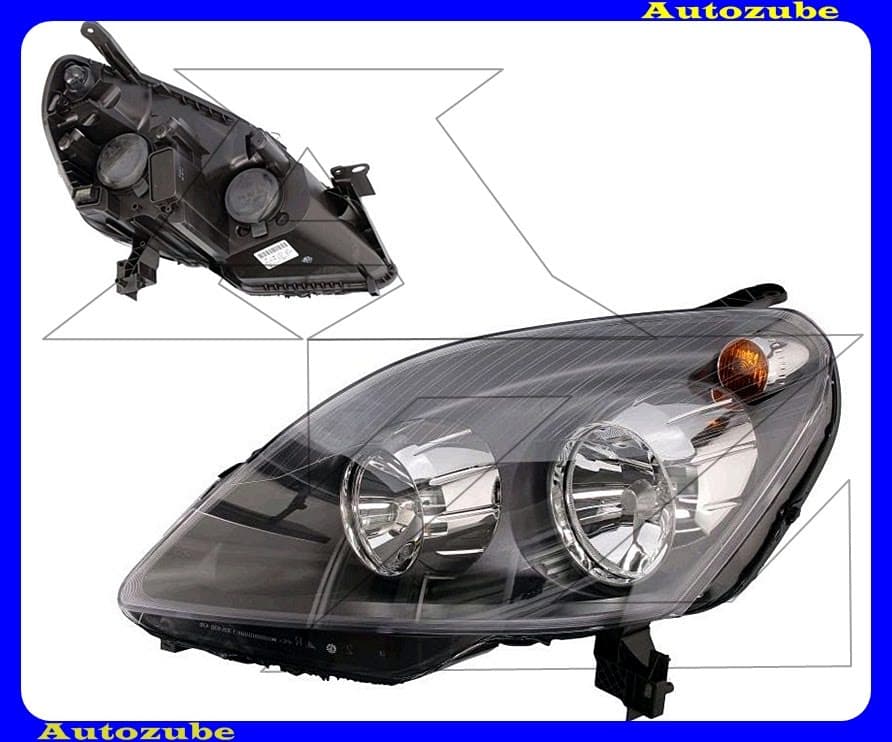 Fényszóró bal fekete házas (H7/H1) motorral {MAGNETI MARELLI} /RENDELÉSRE/ Fényszóró bal fekete házas (H7/H1) motorral {MAGNETI MARELLI} /RENDELÉSRE/