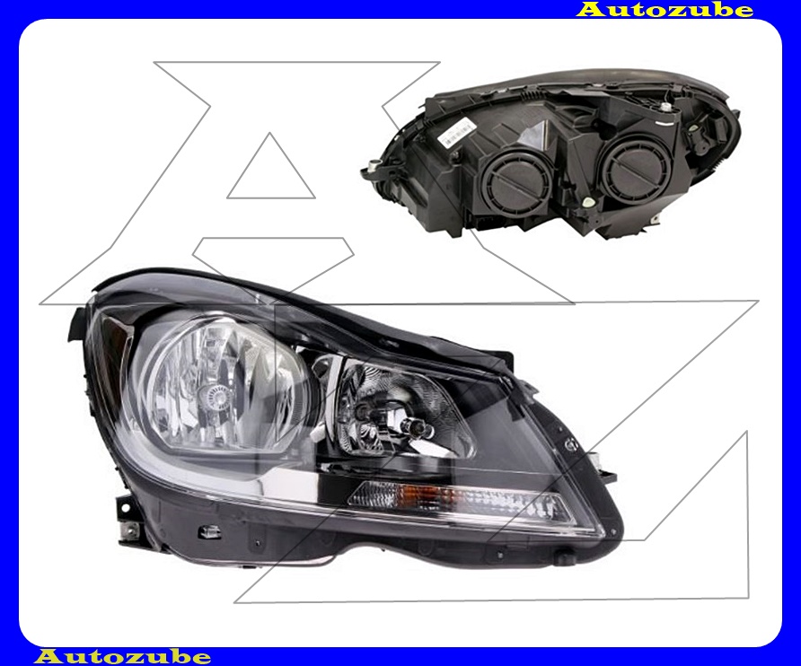 Fényszóró jobb fekete házas (H7/H7) motorral {MAGNETI MARELLI} Fényszóró jobb fekete házas (H7/H7) motorral {MAGNETI MARELLI}