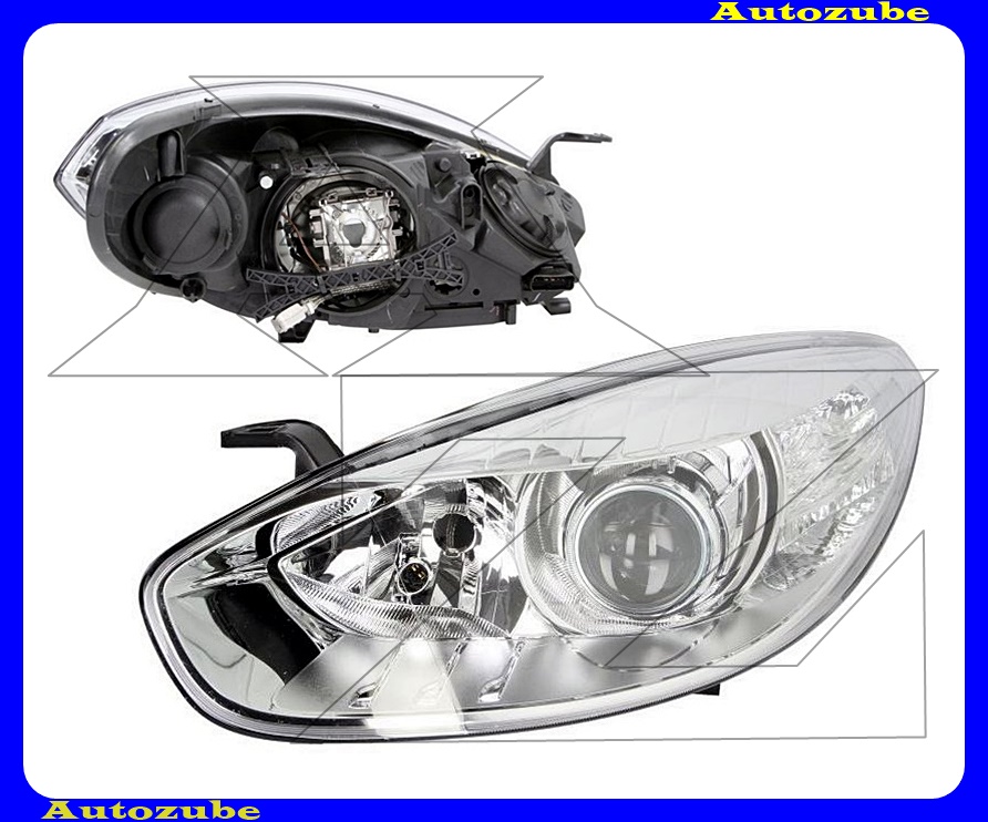 Fényszóró bal Bi-XENON (D1S/H7) (izzó, elektronika és motor nélkül) {DEPO} Fényszóró bal Bi-XENON (D1S/H7) (izzó, elektronika és motor nélkül) {DEPO}