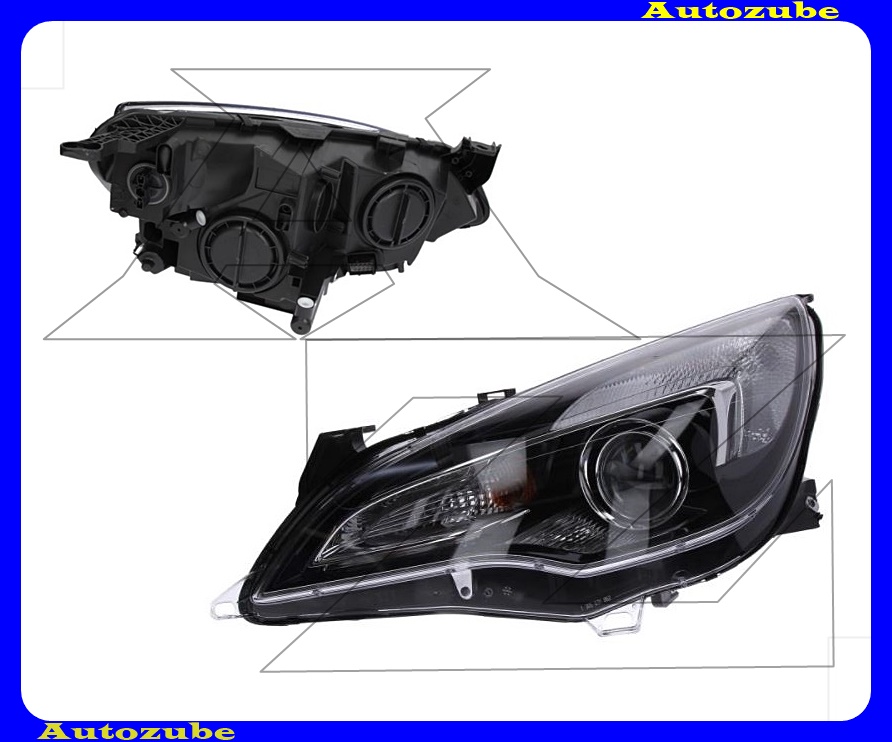 Fényszóró bal Fényszóró bal