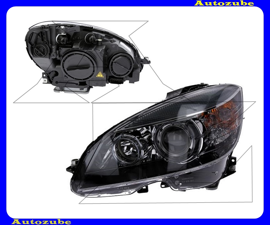 Fényszóró bal Bi-XENON, komplett {MAGNETI MARELLI} /RENDELÉSRE/ Fényszóró bal Bi-XENON, komplett {MAGNETI MARELLI} /RENDELÉSRE/