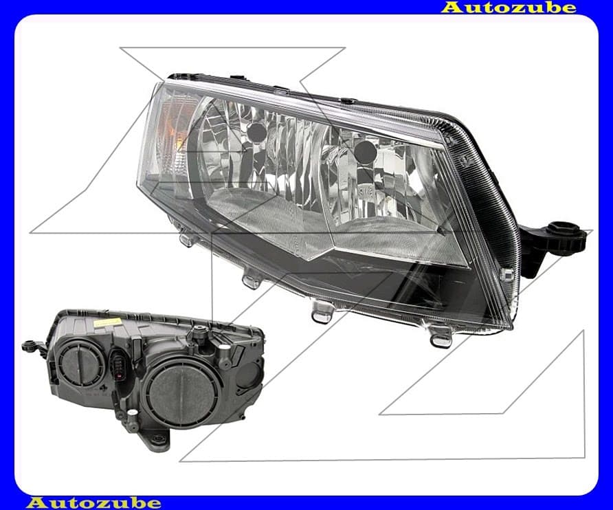 Fényszóró jobb (H7/H15) nappali fénnyel, motorral {MAGNETI MARELLI} Fényszóró jobb (H7/H15) nappali fénnyel, motorral {MAGNETI MARELLI}