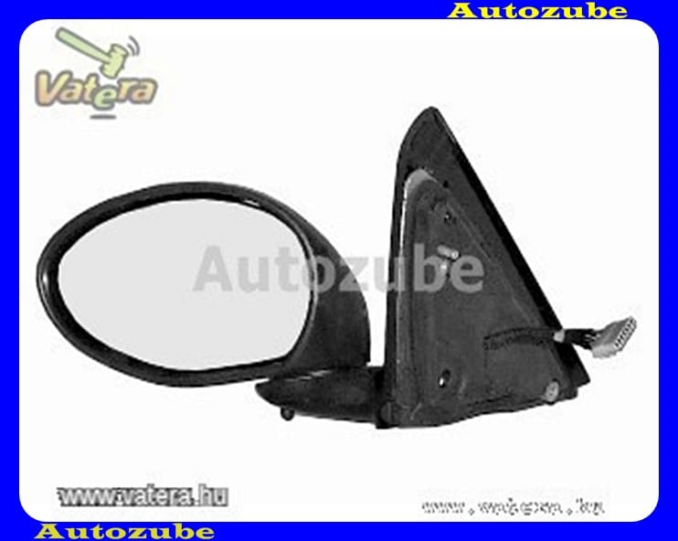 Visszapillantó tükör bal, elektromos, fűthető-aszférikus tükörlappal, hőmérős, fényezhető borítással Visszapillantó tükör bal, elektromos, fűthető-aszférikus tükörlappal, hőmérős, fényezhető borítással