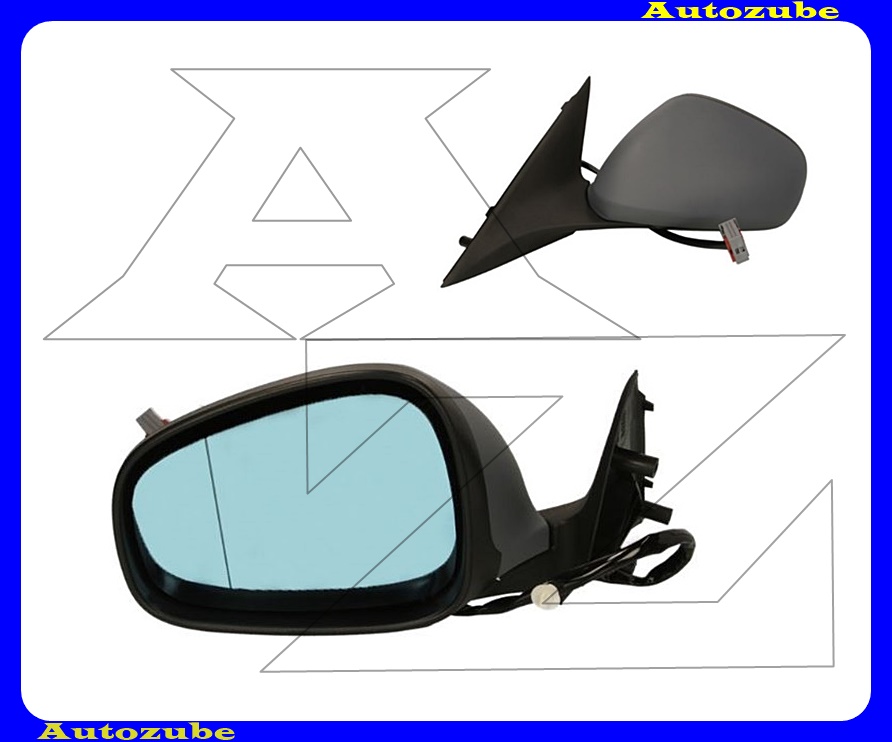 Visszapillantó tükör bal, elektromos, fűthető-aszférikus-kék tükörlappal, hőmérős, fényezhető borítással Visszapillantó tükör bal, elektromos, fűthető-aszférikus-kék tükörlappal, hőmérős, fényezhető borítással