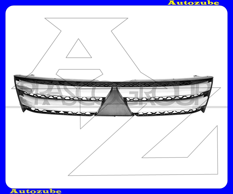 Hűtődíszrács fekete, króm díszlécekkel /RENDELÉSRE/ Hűtődíszrács fekete, króm díszlécekkel /RENDELÉSRE/