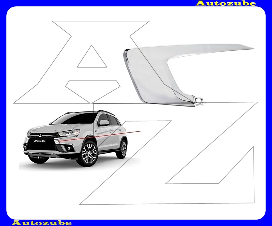 Első lökhárító krómdíszléc jobb felső Első lökhárító krómdíszléc jobb felső