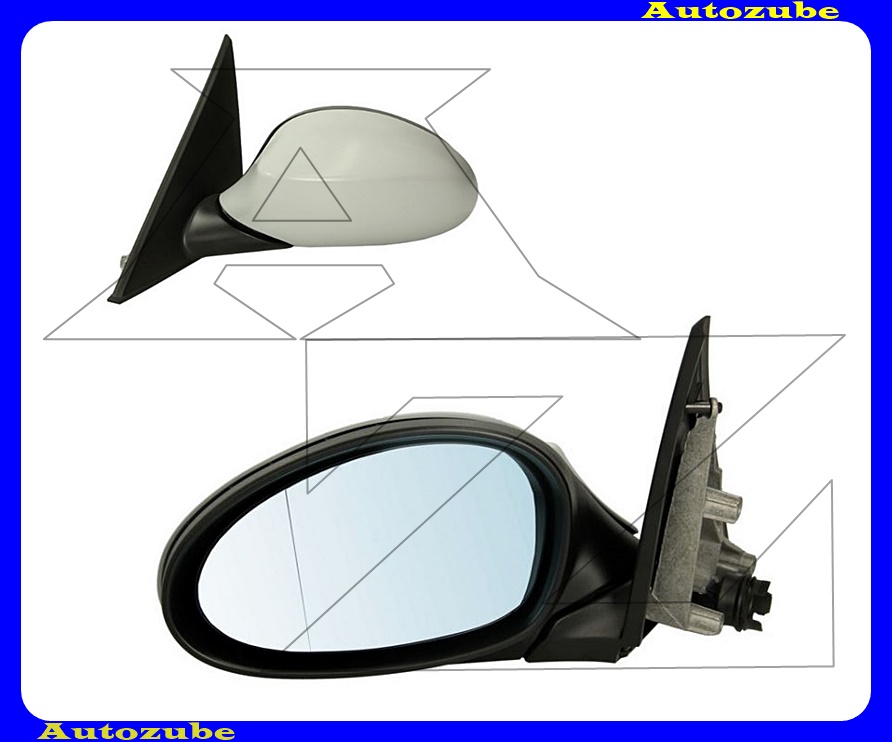 Visszapillantó tükör bal, elektromos, fűthető-domború tükörlappal, fényezhető borítással Visszapillantó tükör bal, elektromos, fűthető-domború tükörlappal, fényezhető borítással