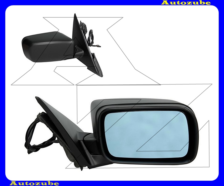 Visszapillantó tükör jobb, elektromos, fűthető-aszférikus-kék tükörlappal, fényezhető borítással /RENDELÉSRE/ Visszapillantó tükör jobb, elektromos, fűthető-aszférikus-kék tükörlappal, fényezhető borítással /RENDELÉSRE/