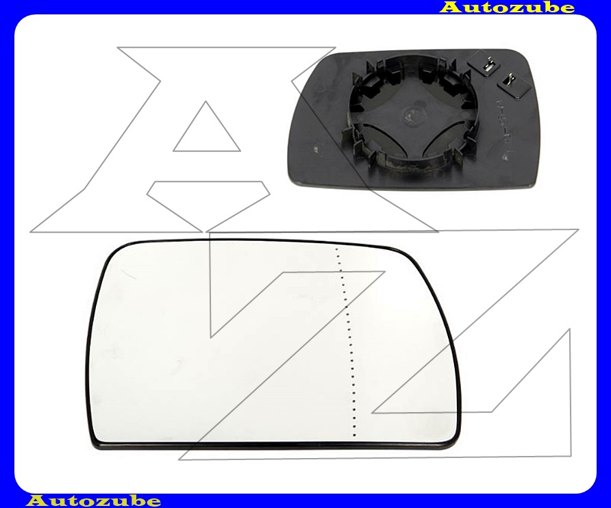 Visszapillantó tükörlap jobb, fűthető-aszférikus-króm (tartólappal) Visszapillantó tükörlap jobb, fűthető-aszférikus-króm (tartólappal)