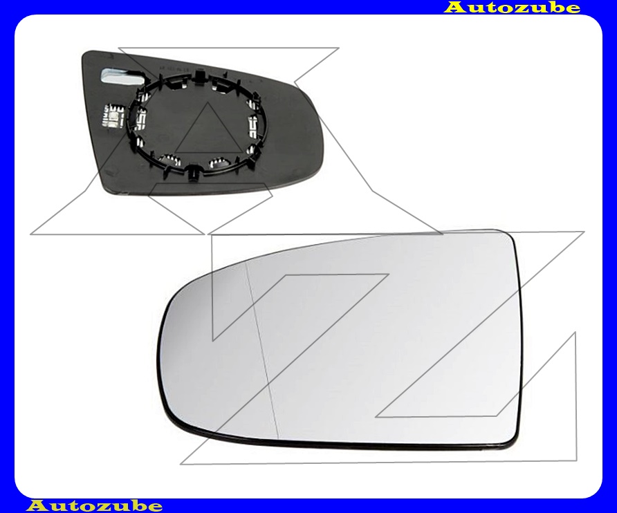 Visszapillantó tükörlap bal, fűthető-aszférikus (tartólappal) Visszapillantó tükörlap bal, fűthető-aszférikus (tartólappal)